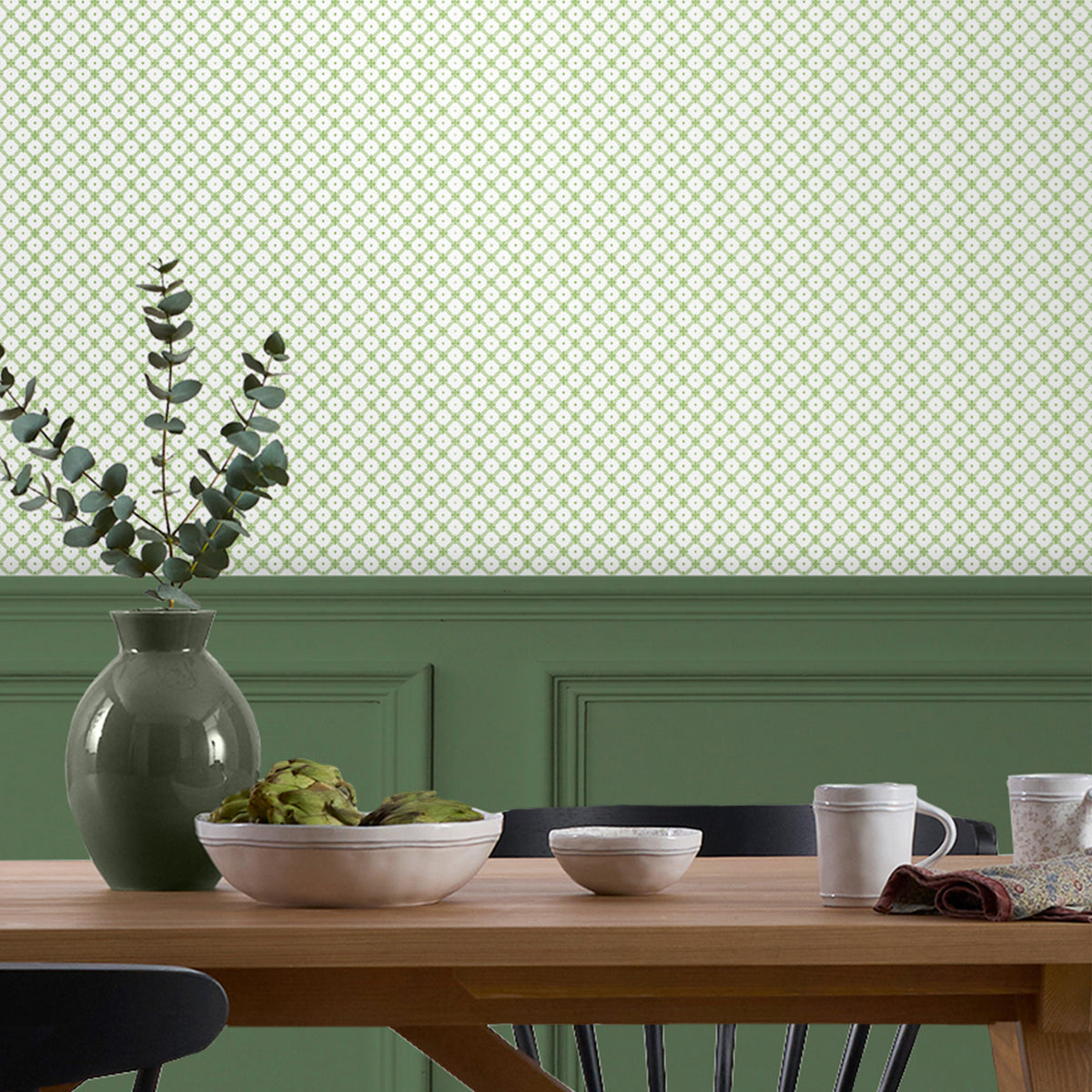 Wickerwork - Leaf Green