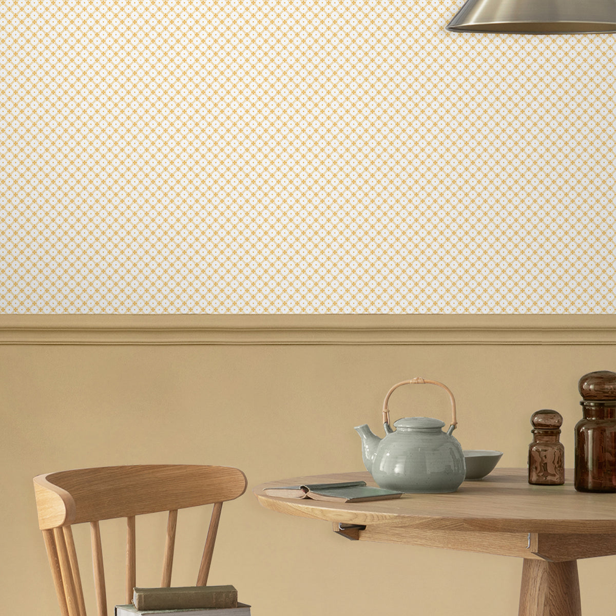 Wickerwork - Pale Ochre Yellow