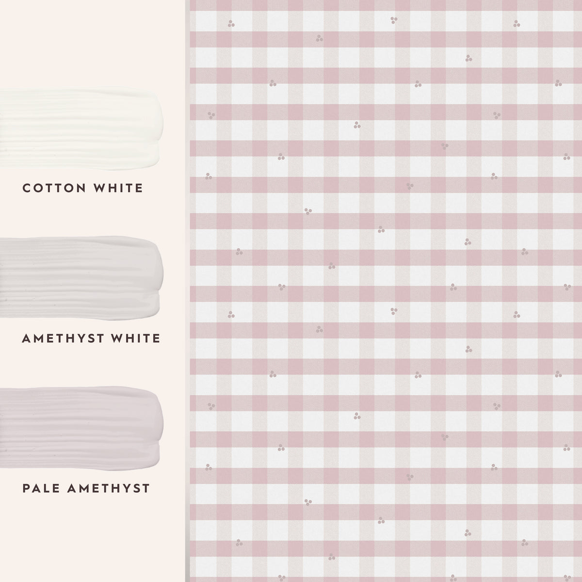 Gingham - Pale Amethyst Purple