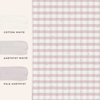 Gingham - Pale Amethyst Purple