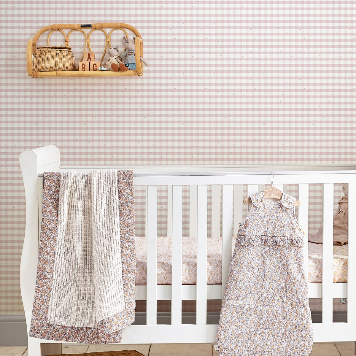 Gingham - Pale Amethyst Purple