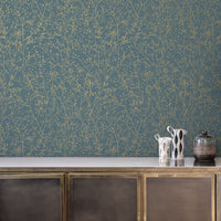 Gypsophila Airforce Blue & Soft Gold
