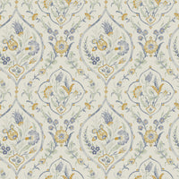 Foscot Damask - Pale Ochre Yellow