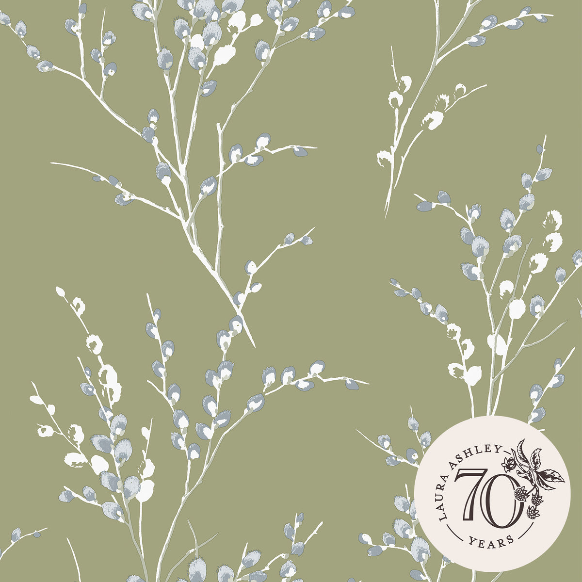 Pussy Willow - Moss Green