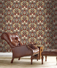 Arts & Crafts Plume Dynasty Burgundy