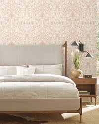 Arts & Crafts Lockwood Damask Pink