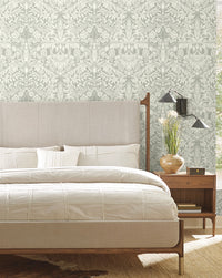 Arts & Crafts Lockwood Damask Sage