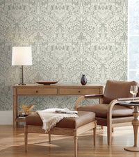 Arts & Crafts Lockwood Damask Sage