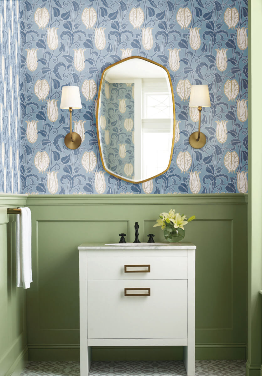Arts & Crafts Canterbury Bells Blue