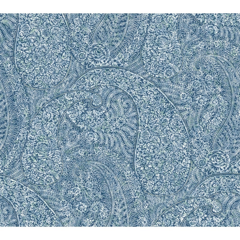 Boho Luxe Kashmir Dreams Paisley Blue