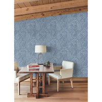 Boho Luxe Kashmir Dreams Paisley Blue