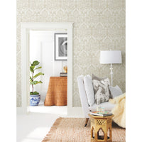 Boho Luxe Laurel Damask Cream