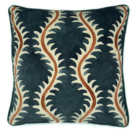 Cushion Helter Skelter Velvet Ink