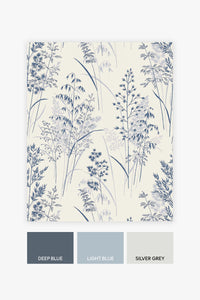 Leaf Sprigs Blue