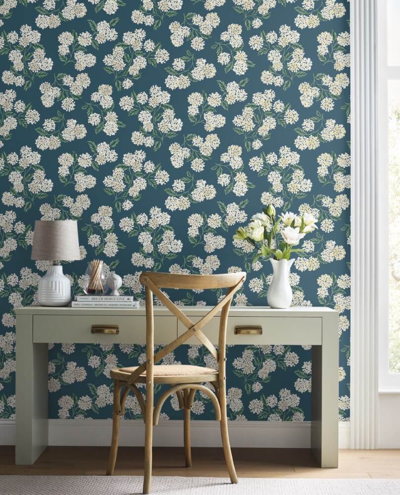 Rifle Paper Co. Hydrangea Navy