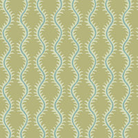 Helter Skelter Wallpaper - Pistachio