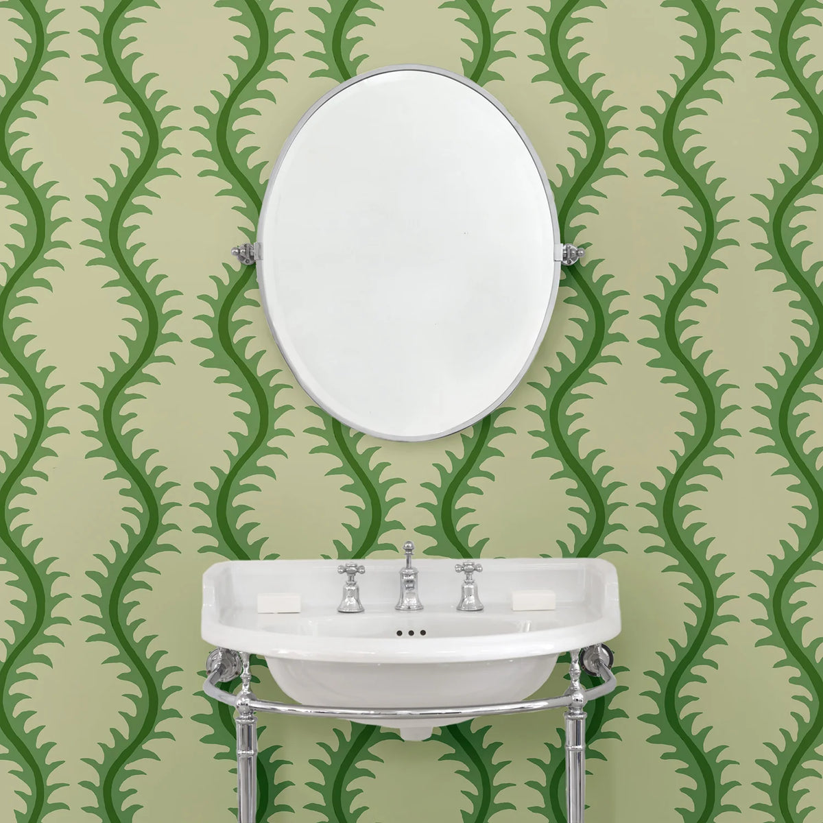 Helter Skelter Wallpaper - Emerald