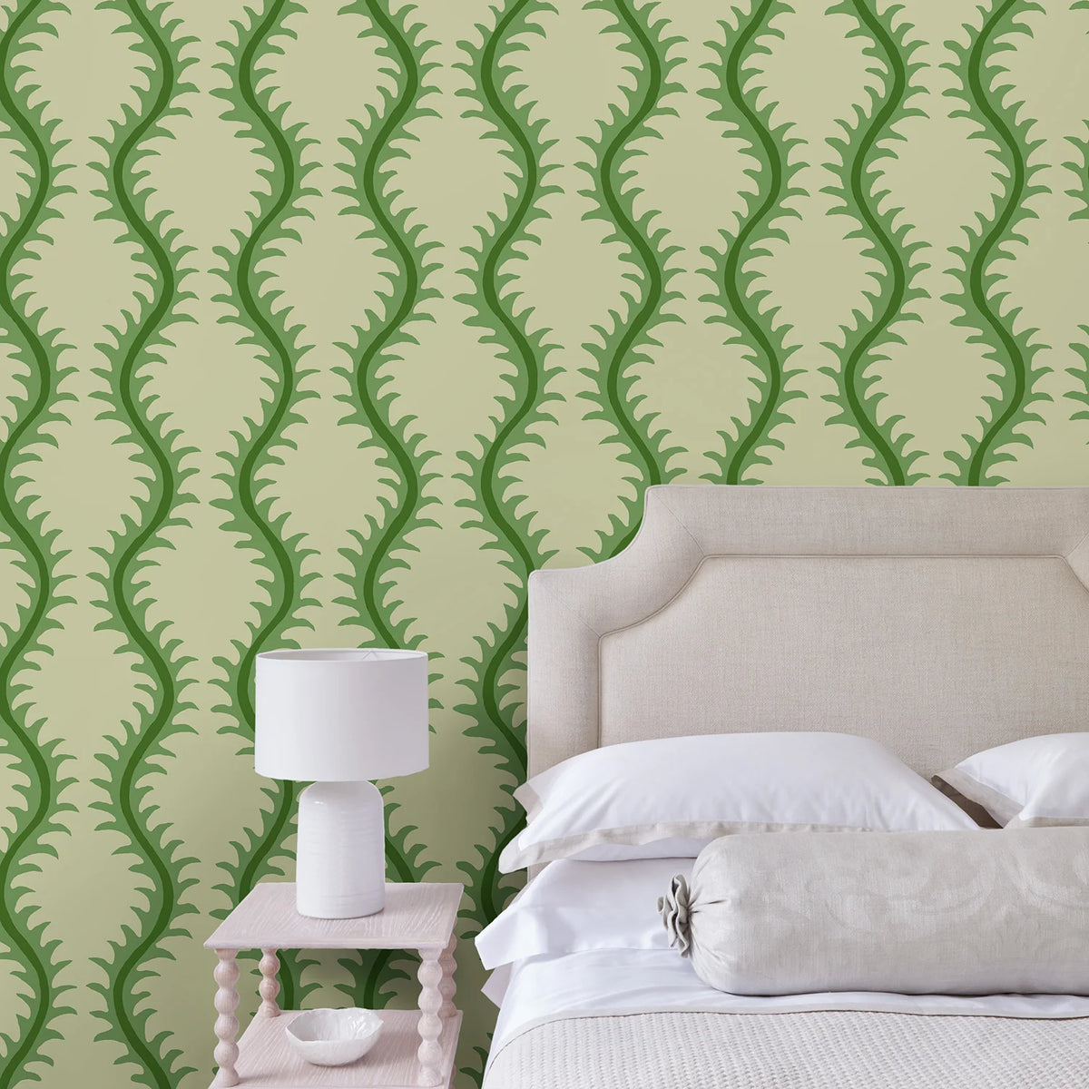 Helter Skelter Wallpaper - Emerald