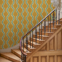 Helter Skelter Wallpaper - Saffron