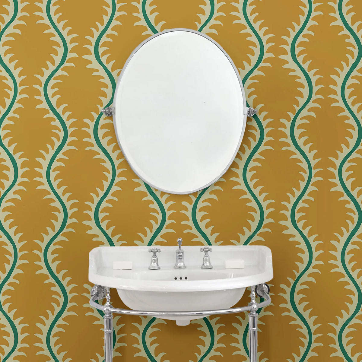 Helter Skelter Wallpaper - Saffron