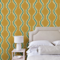 Helter Skelter Wallpaper - Saffron