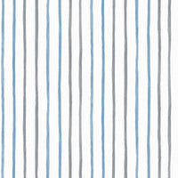 Painterly Stripe - Blue