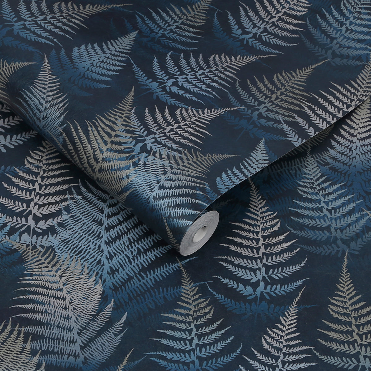 Woodland Fern French Navy