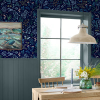 Holcombe Floral Navy