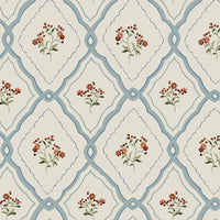 Pinford Trellis - Pale Seaspray Blue