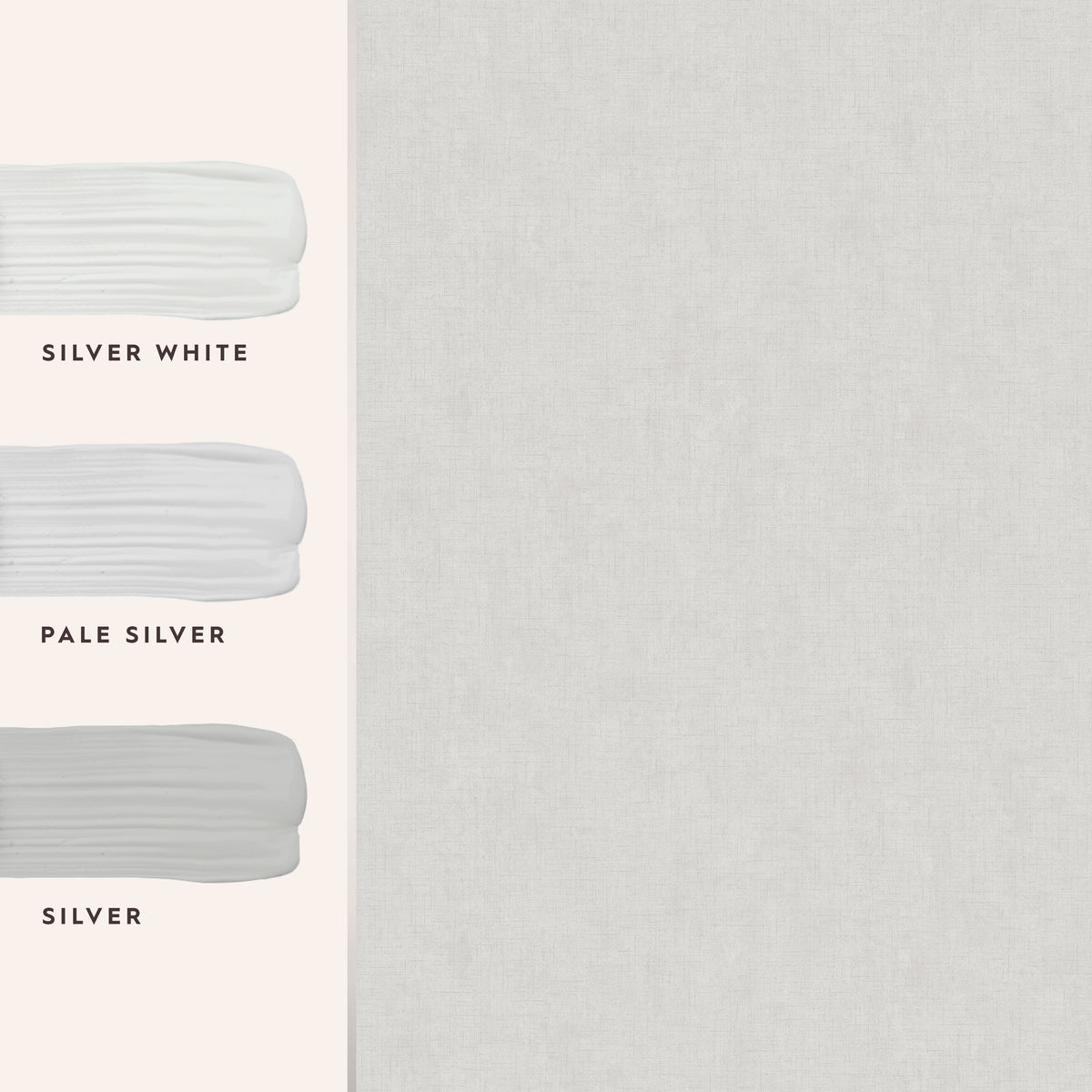 Plain - Pale Silver