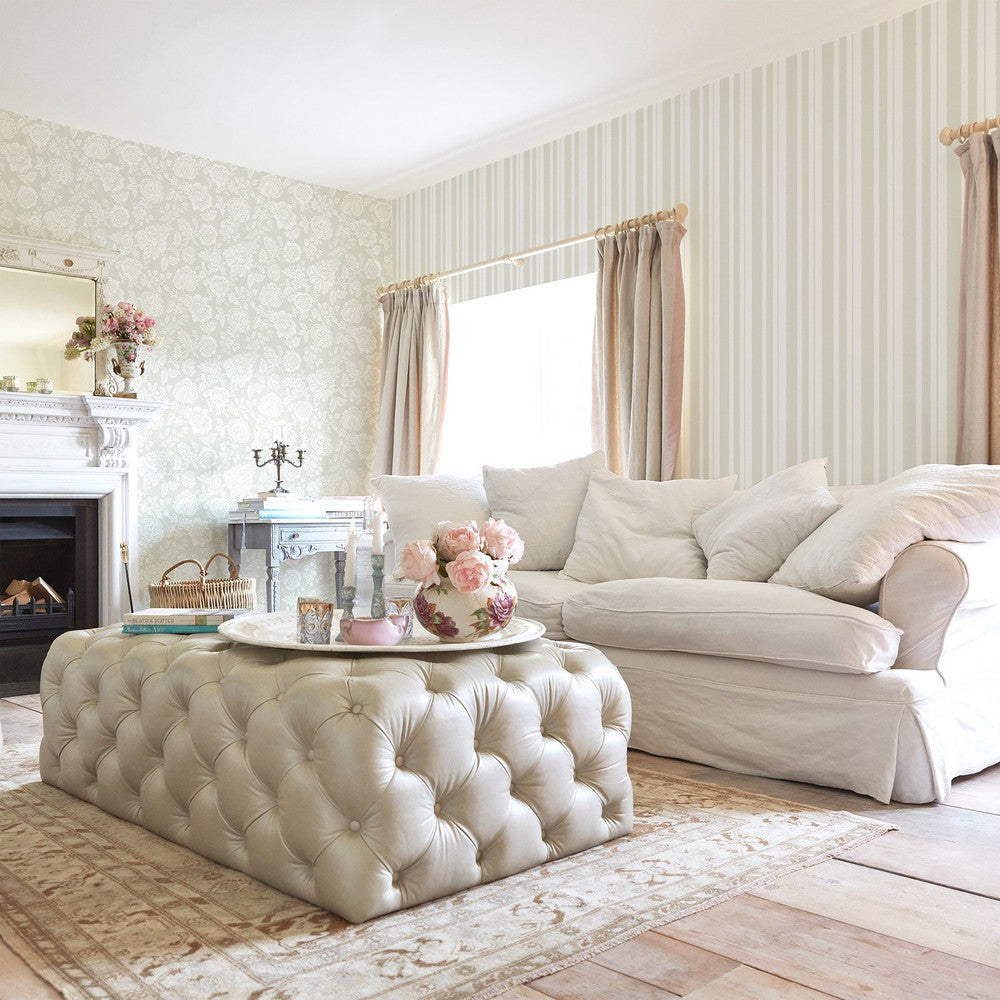 Watercolour Stripe Wallpaper