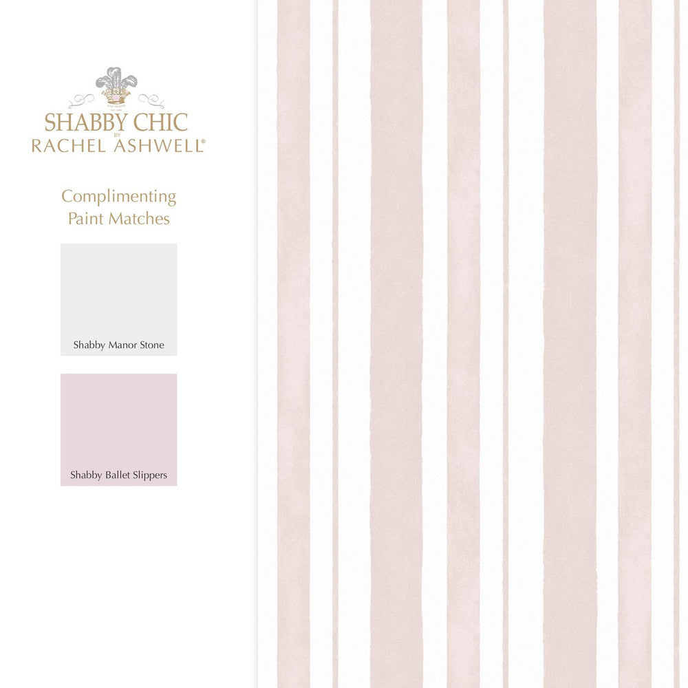 Watercolour Stripe Wallpaper