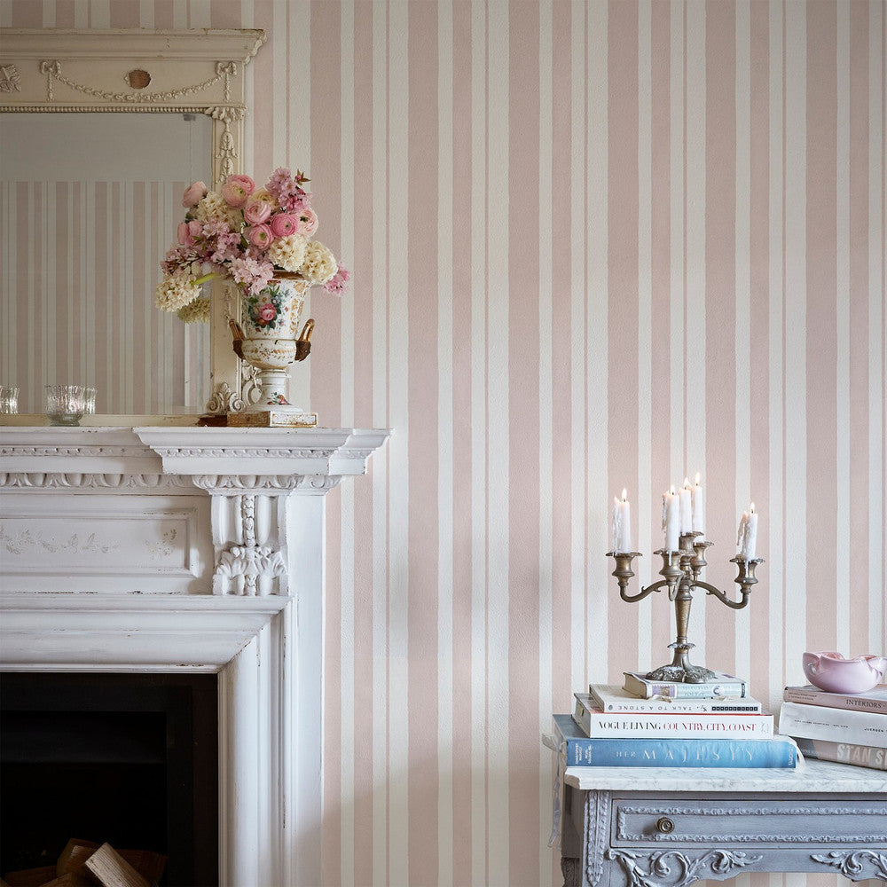 Watercolour Stripe Wallpaper