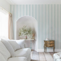 Watercolour Stripe Wallpaper
