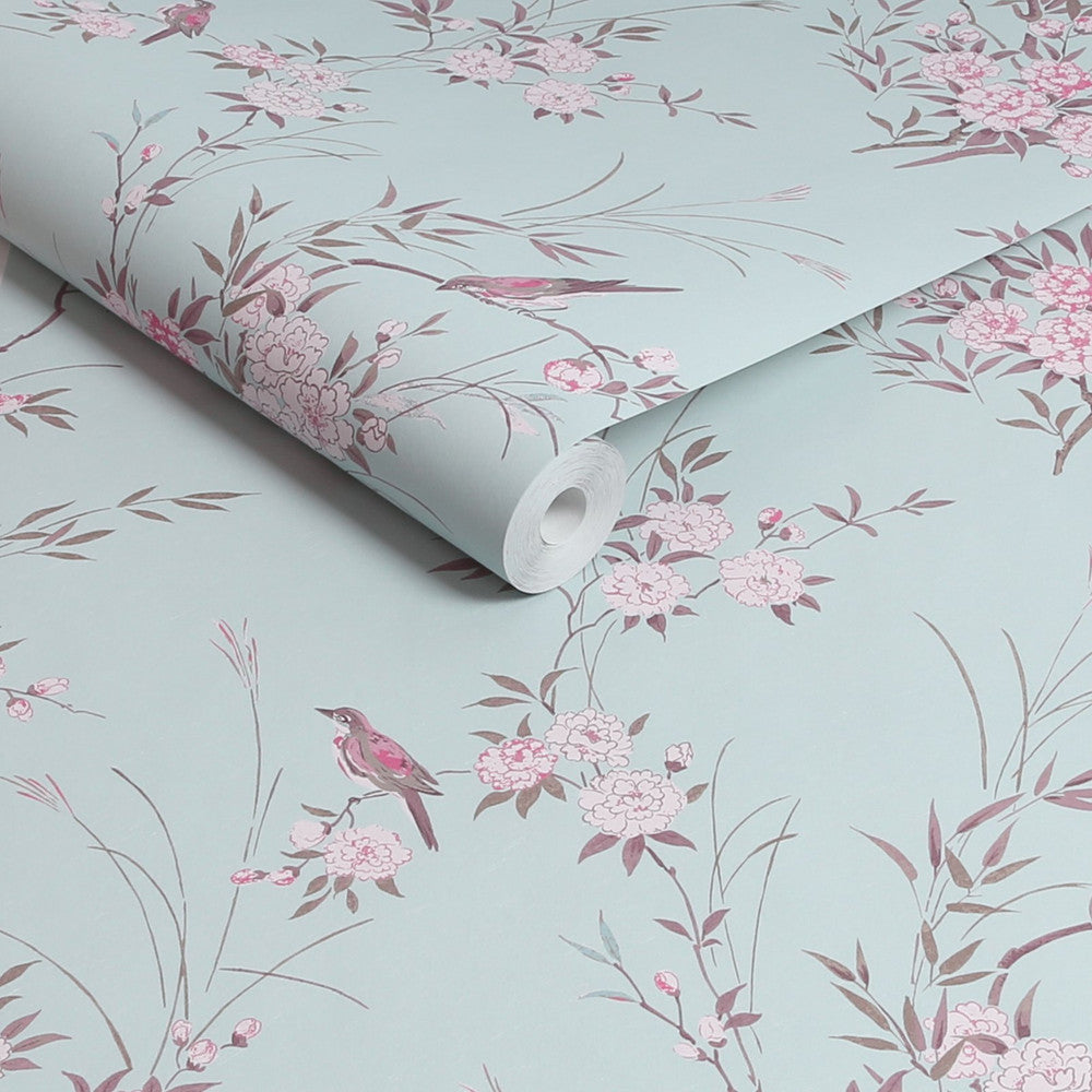 Bird Chinoiserie Wallpaper