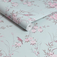 Bird Chinoiserie Wallpaper
