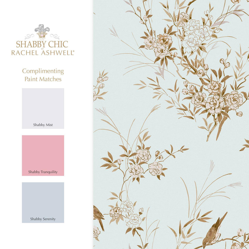 Bird Chinoiserie Wallpaper