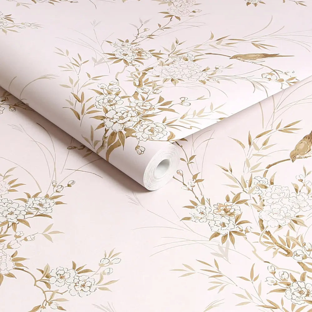 Bird Chinoiserie Wallpaper