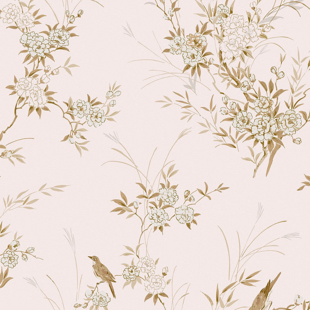 Bird Chinoiserie Wallpaper