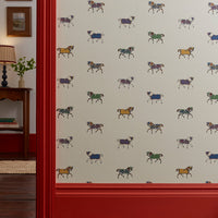 Joules Regal Horse Print Cream/Multi Wallpaper