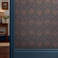 Joules Opulent Paisley Print Navy/Multi Wallpaper