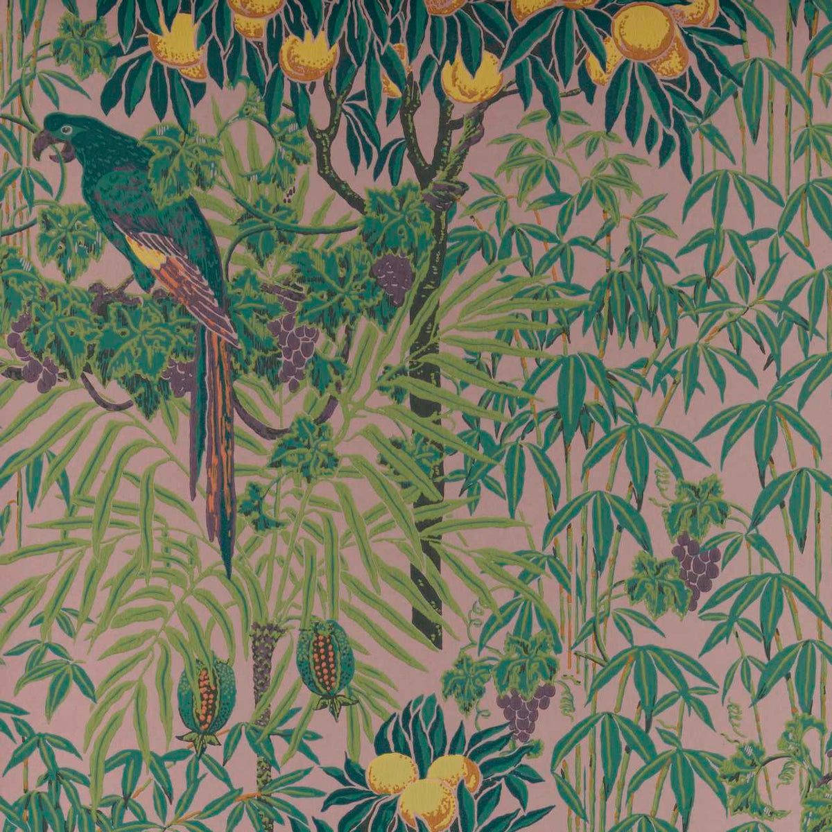 1838 Wallcoverings V&A Decorative Papers Macaw