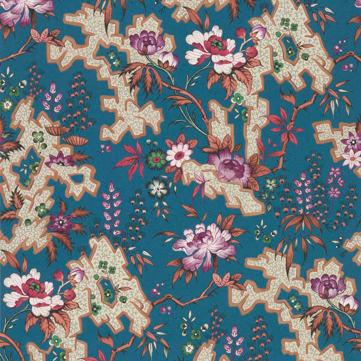 1838 Wallcoverings V&A Decorative Papers II Kilburn's Maze