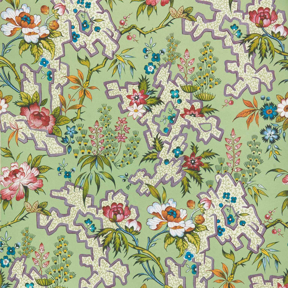 1838 Wallcoverings V&A Decorative Papers II Kilburn's Maze