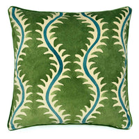 Cushion Helter Skelter Velvet Grass