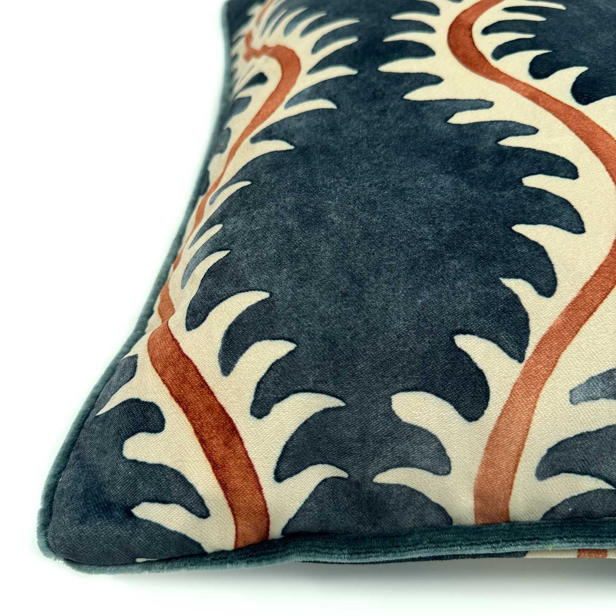 Cushion Helter Skelter Velvet Ink