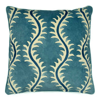 Cushion Helter Skelter Velvet Ocean