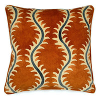 Cushion Helter Skelter Velvet Paprika