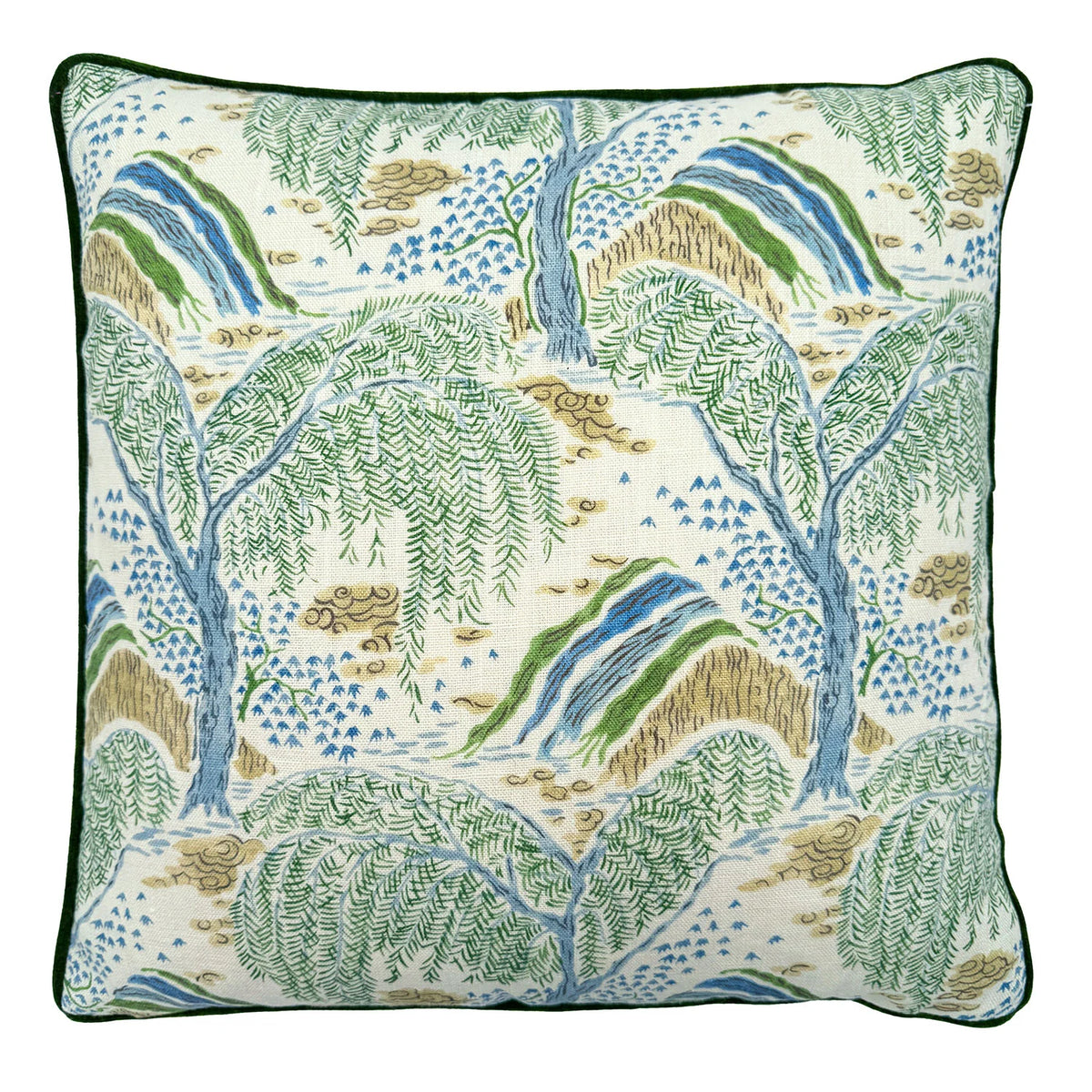 Gwendolyn Cushion Emerald