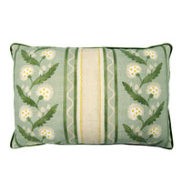 Polly Stripe Cushion Moss